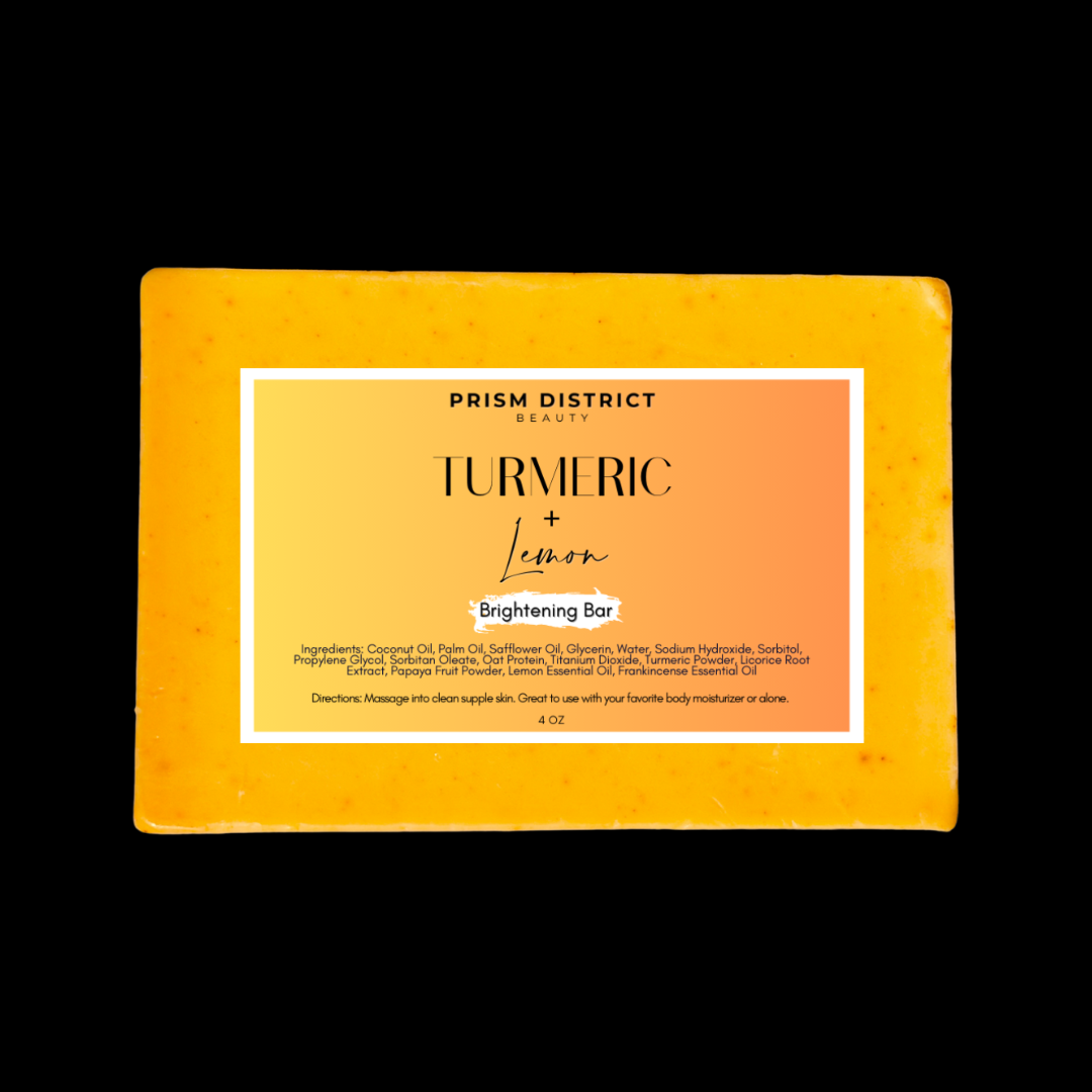TURMERIC + LEMON BRIGHTENING BAR
