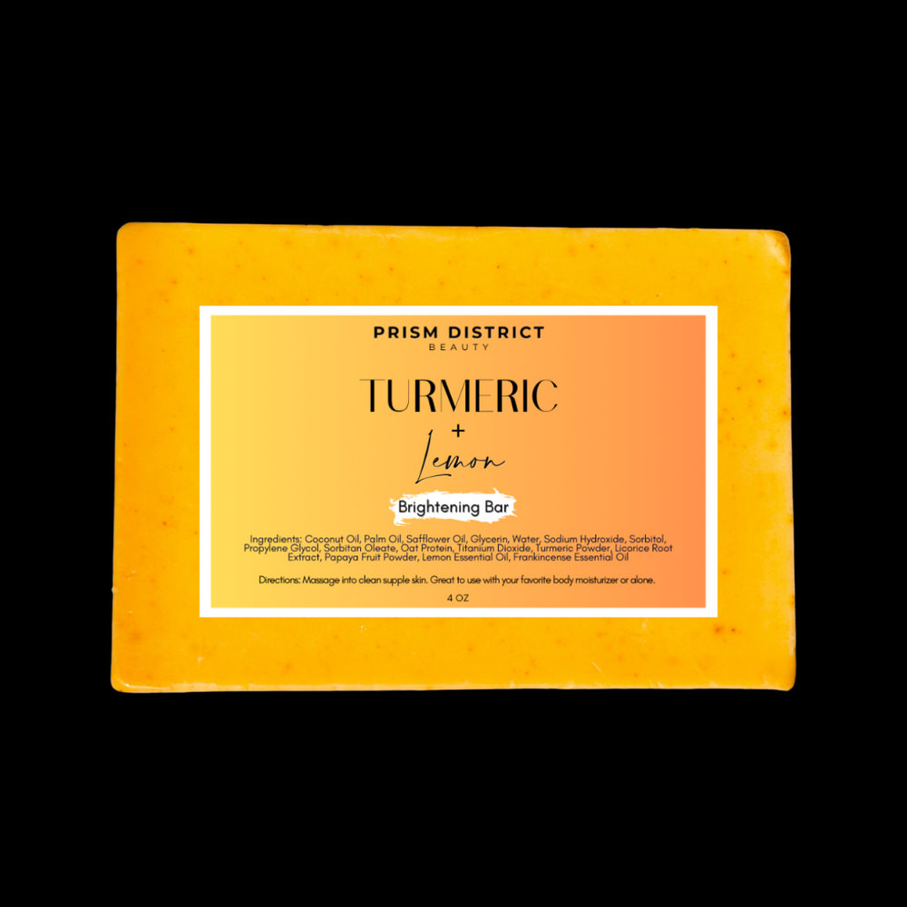 TURMERIC + LEMON BRIGHTENING BAR